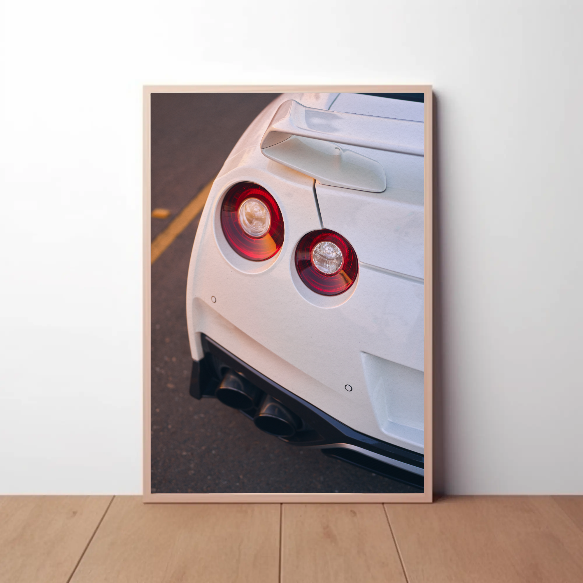 Nissan GTR R35 Automotive Car Poster #005 - Throttle Designs