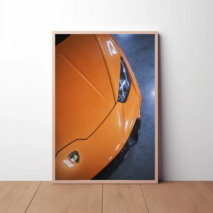 Lamborghini Huracan Automotive Car Poster #015 - Throttle Designs