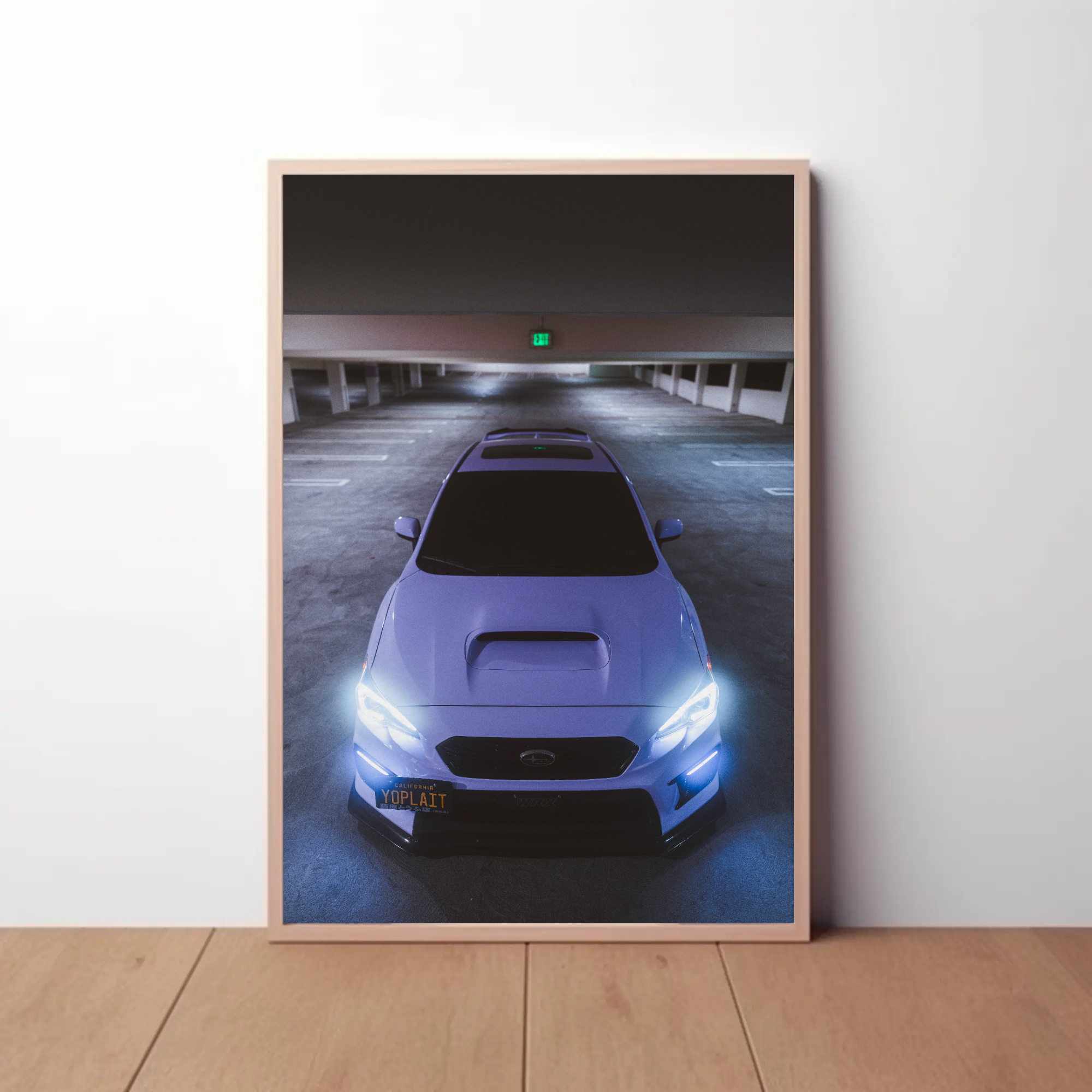 Subaru WRX Automotive Car Poster #013 - Throttle Designs