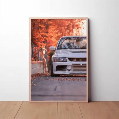 Mitsubishi Evo 8 Automotive Car Poster #004 - Throttle Designs