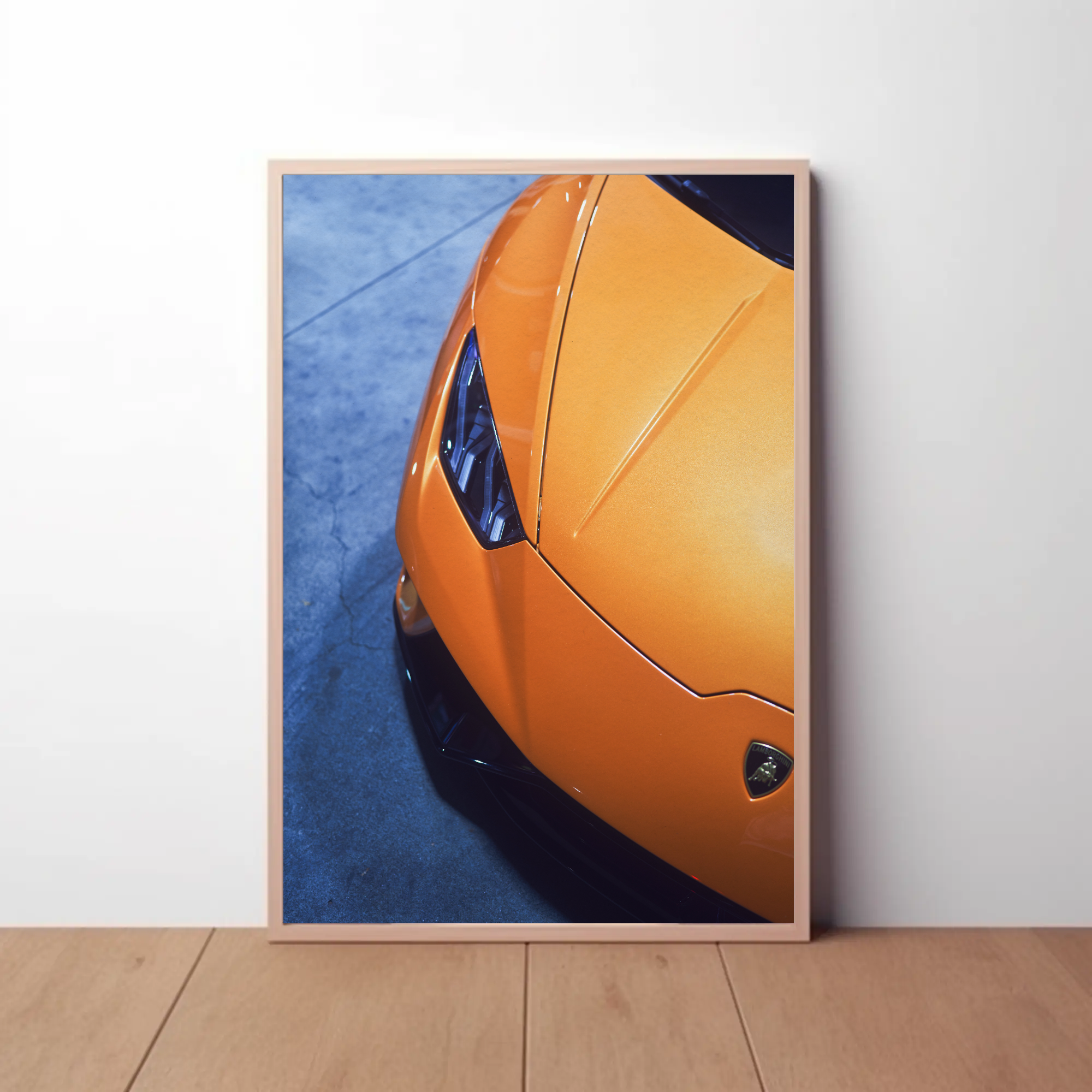 Lamborghini Huracan Automotive Car Poster #035 - Throttle Designs