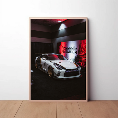 Nissan GTR R35 Automotive Car Poster #013 - Throttle Designs