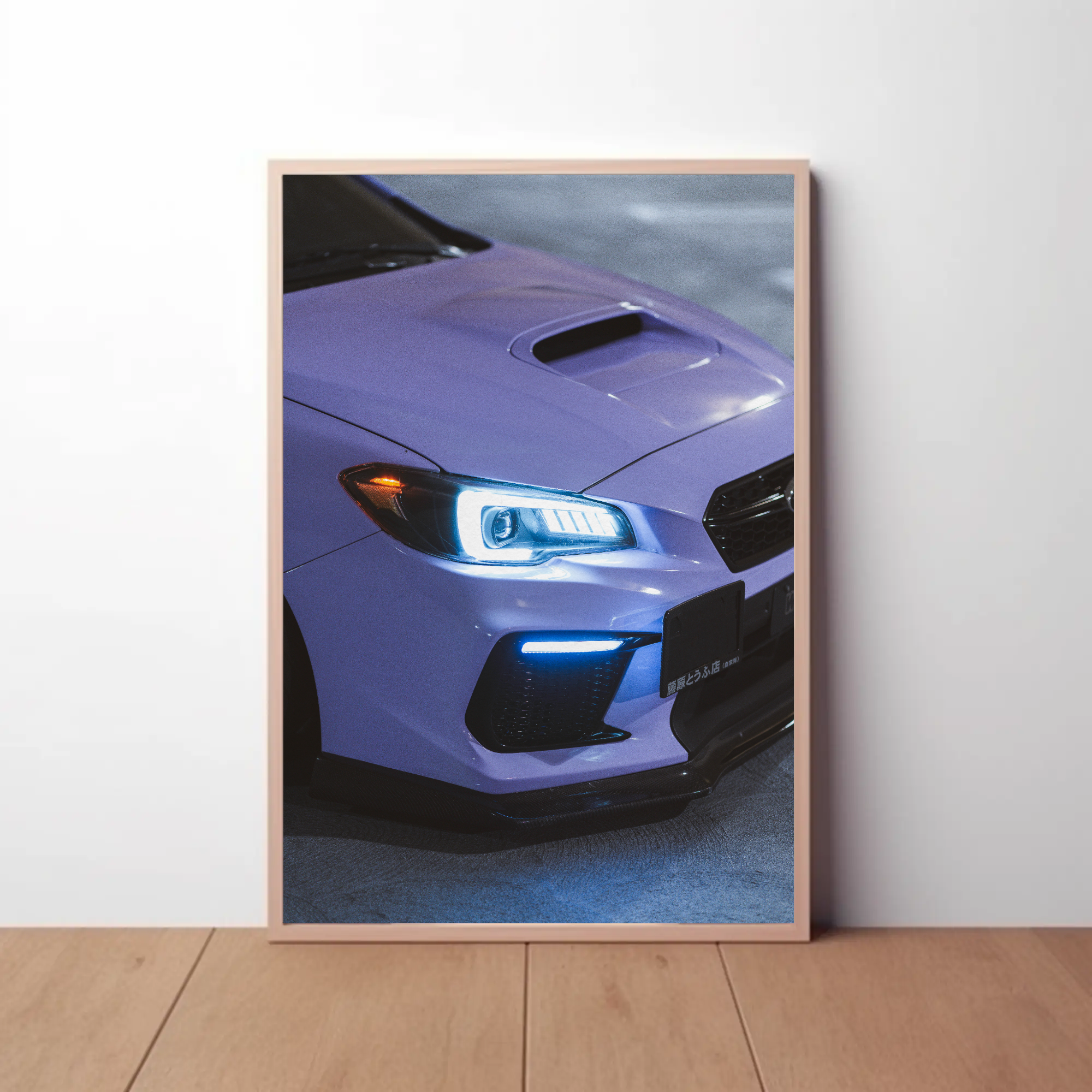 Subaru WRX Automotive Car Poster #004 - Throttle Designs