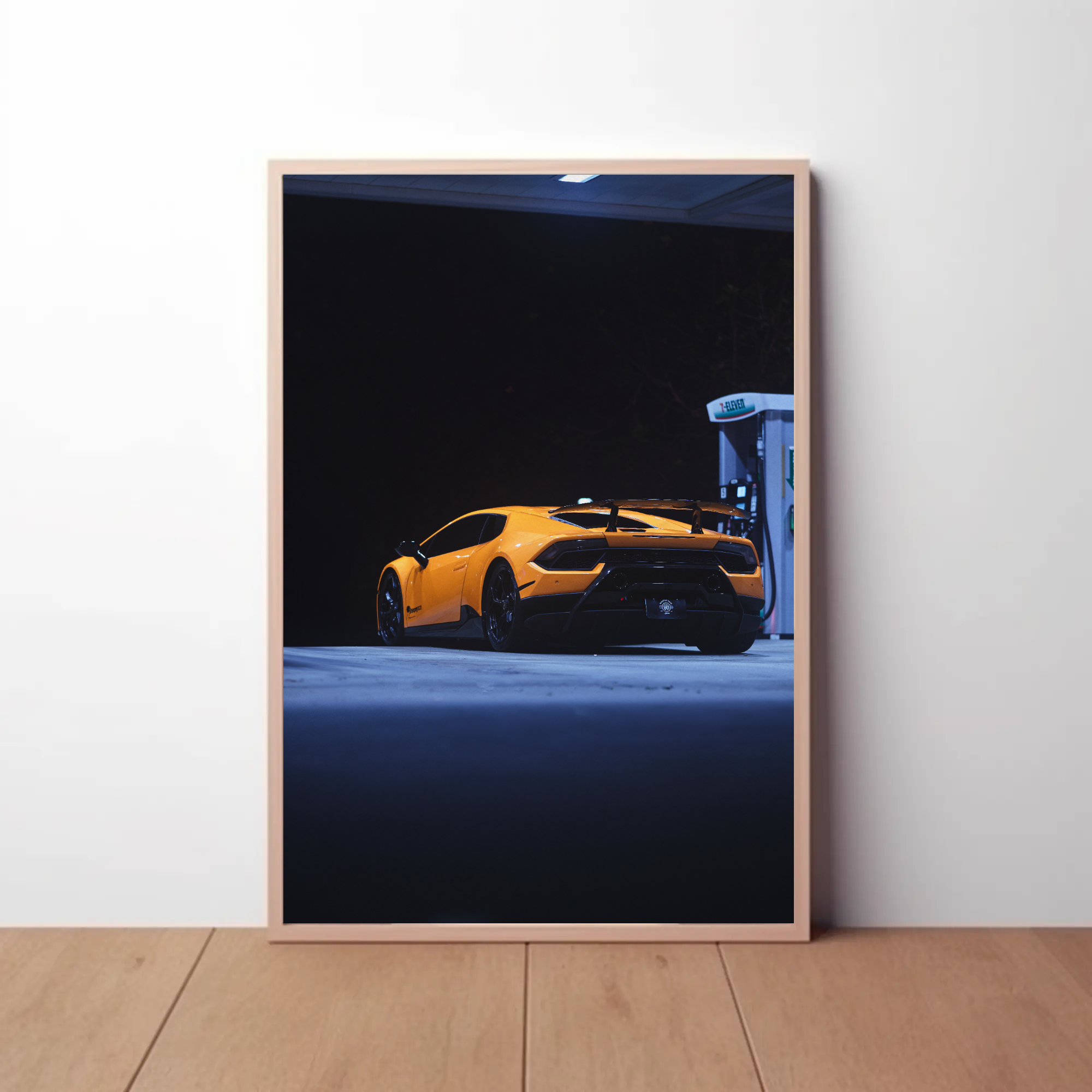 Lamborghini Huracan Automotive Car Poster #024 - Throttle Designs