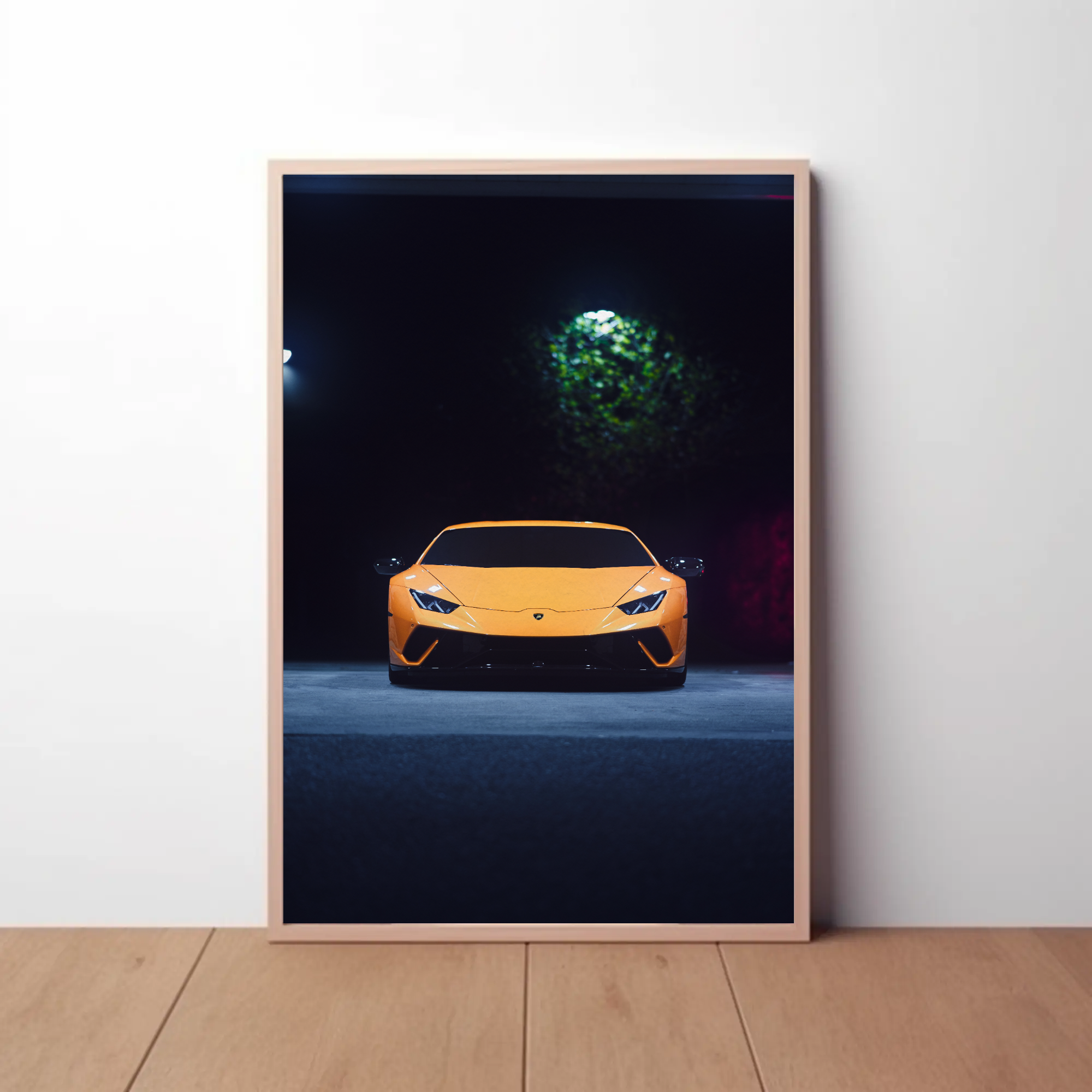 Lamborghini Huracan Automotive Car Poster #029 - Throttle Designs