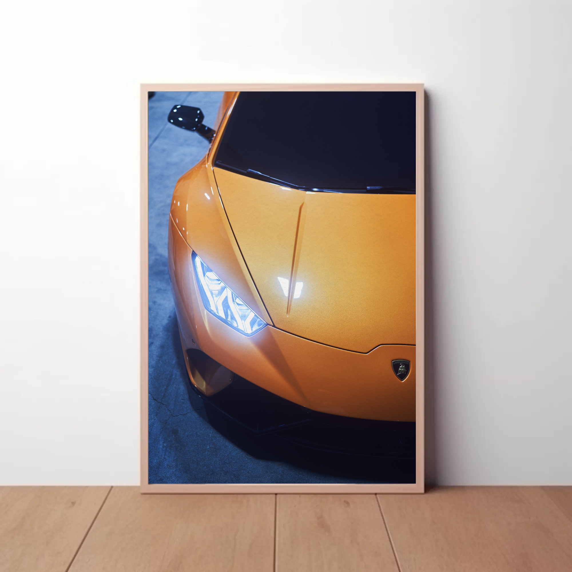 Lamborghini Huracan Automotive Car Poster #033 - Throttle Designs