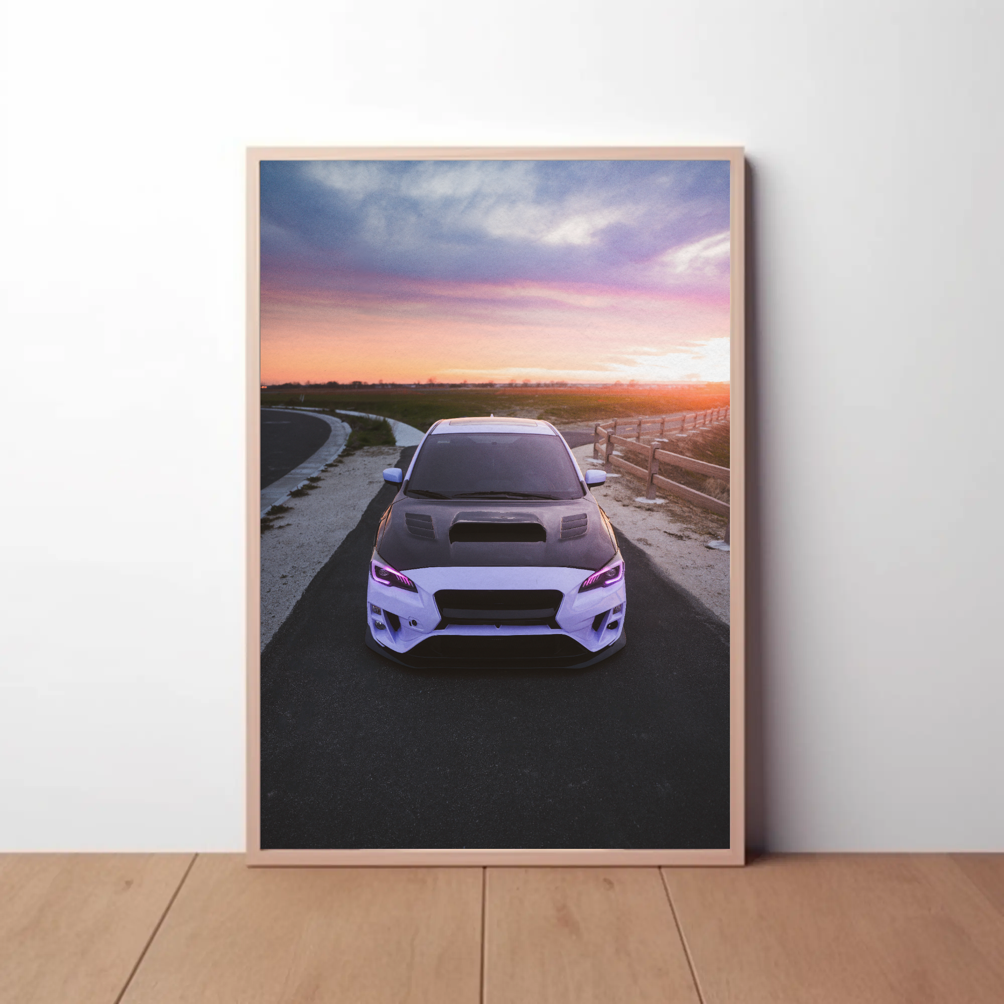 Subaru WRX Automotive Car Poster #020 - Throttle Designs