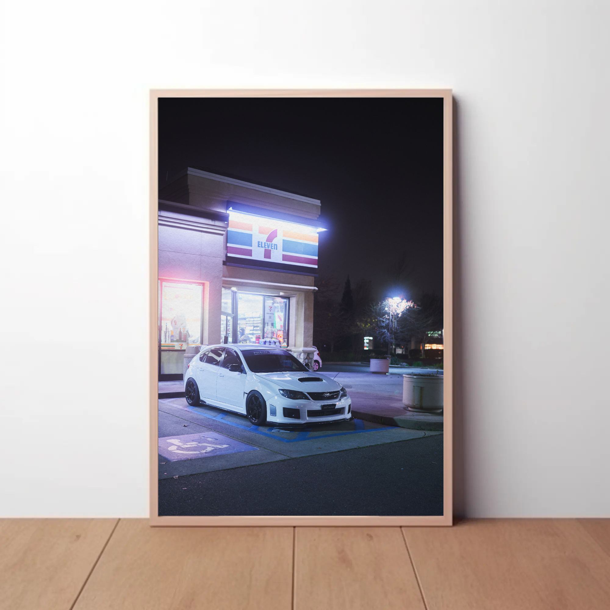 Subaru WRX STI Automotive Car Poster #011 - Throttle Designs