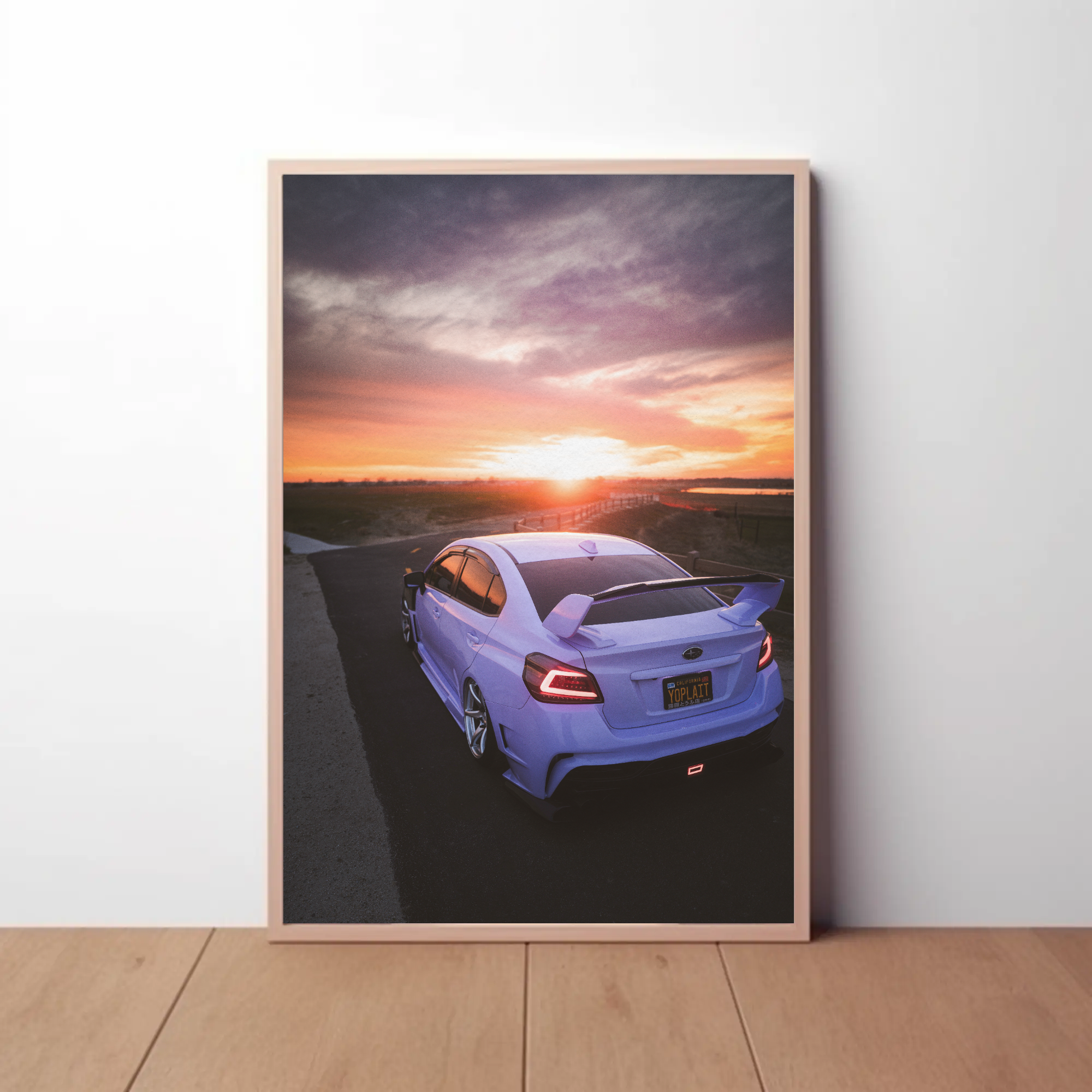 Subaru WRX Automotive Car Poster #021 - Throttle Designs