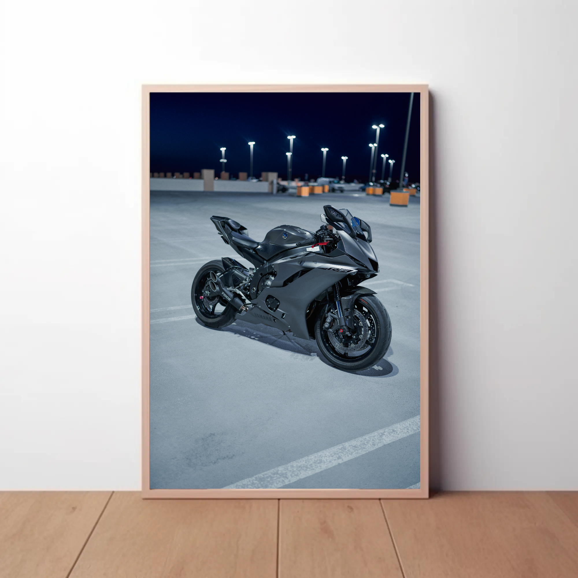 Yamaha R6 Motorcycle Poster #002 - Throttle Designs