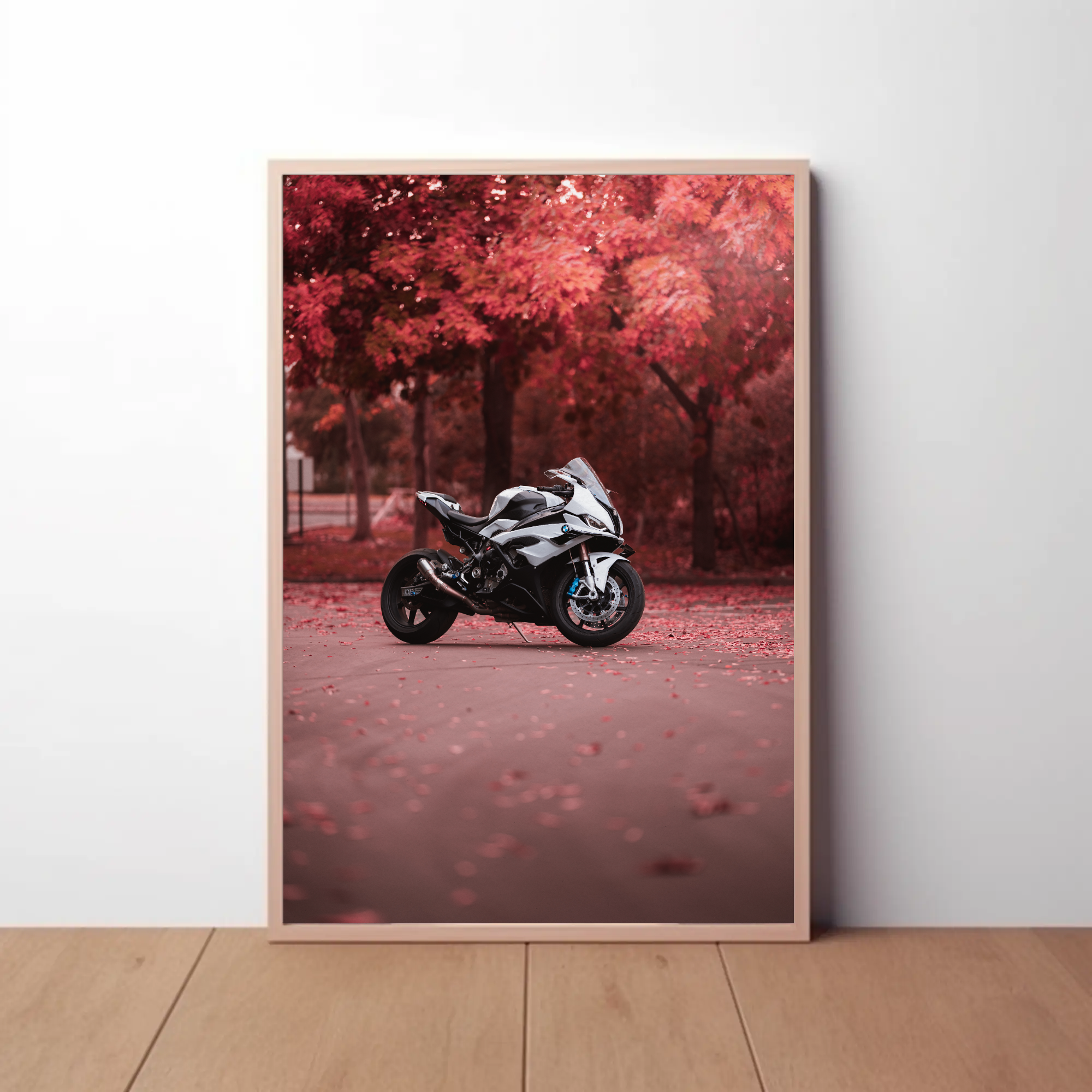 BMW S1000RR Motorcycle Poster #128 - Throttle Designs