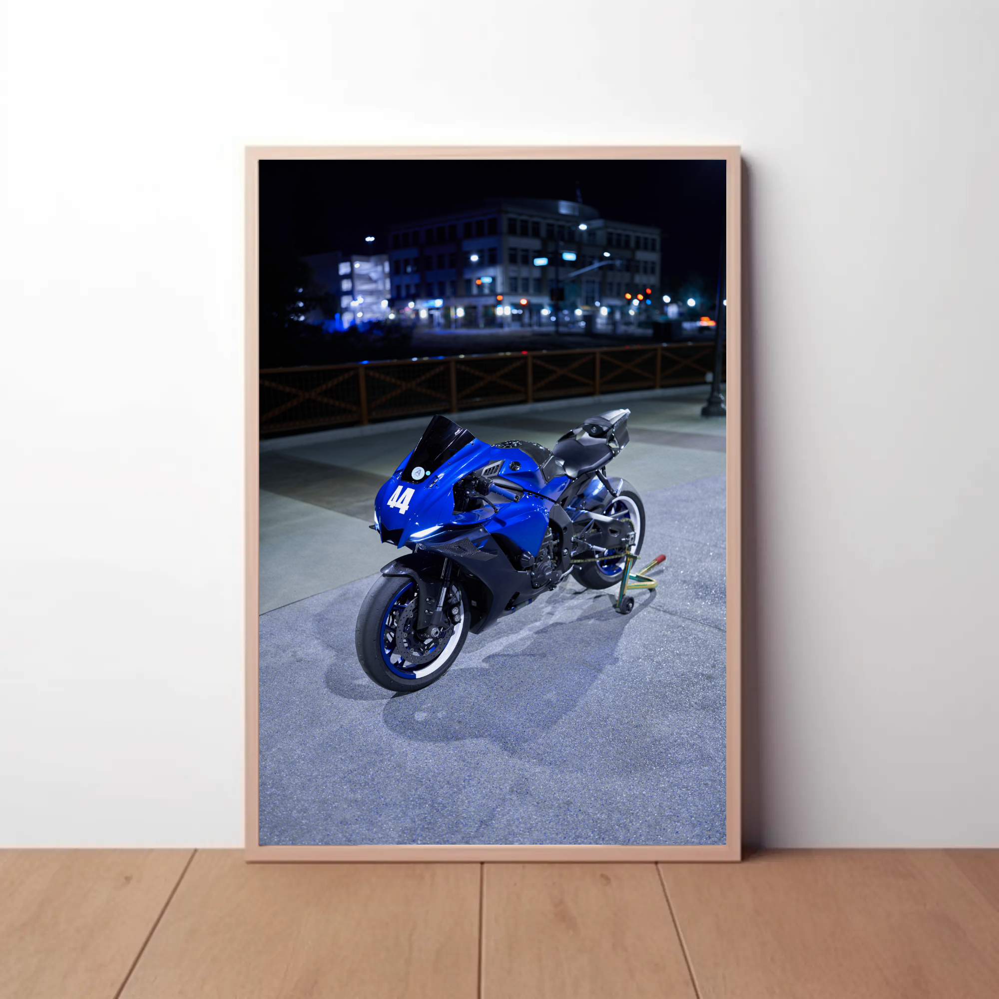 Yamaha R1 Motorcycle Poster #039 - Throttle Designs