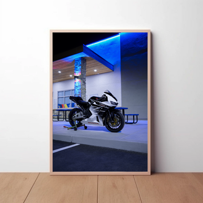 Honda CBR600RR Motorcycle Poster #007 - Throttle Designs