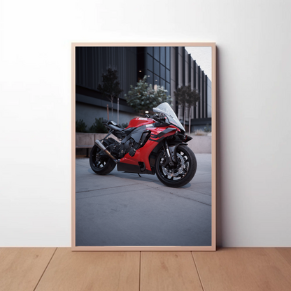 Yamaha R1 Motorcycle Poster #035 - Throttle Designs