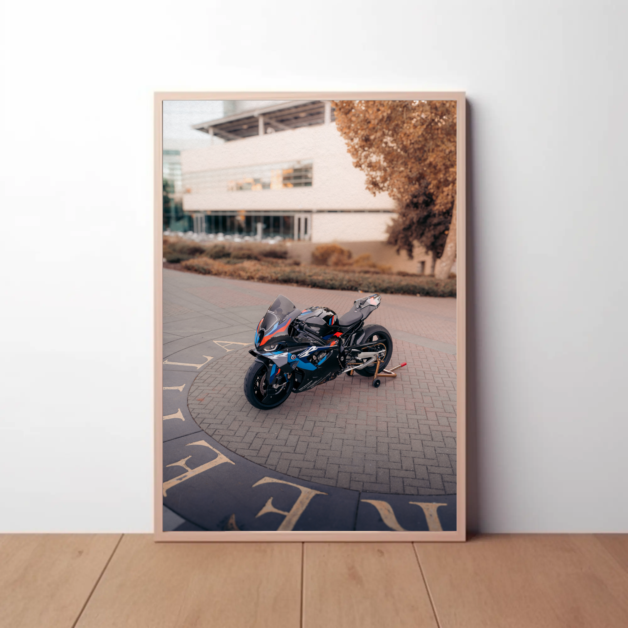 BMW M1000RR Motorcycle Art Print #020 - Premium Decor for Bikers - Throttle Designs