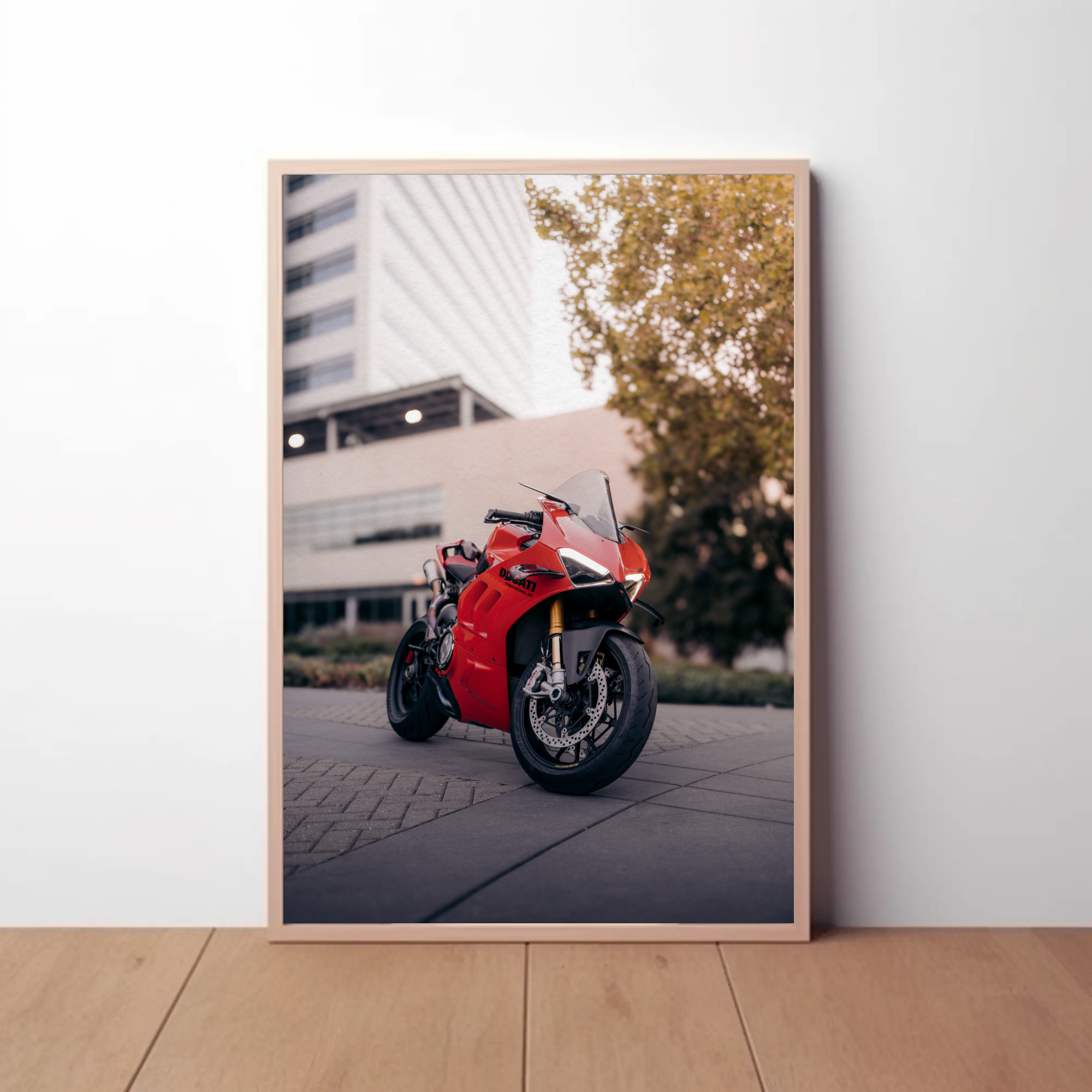 Ducati Panigale V4S Motorcycle Poster #007 - Throttle Designs