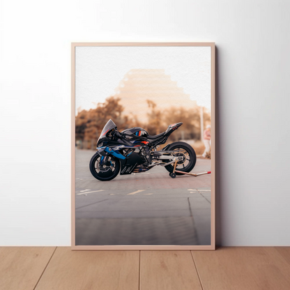 BMW M1000RR Motorcycle Art Print #023 - Stunning Decor for Enthusiasts - Throttle Designs