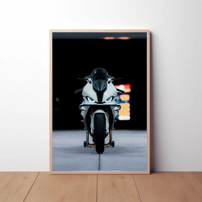 BMW S1000RR Motorcycle Poster #017 - Throttle Designs