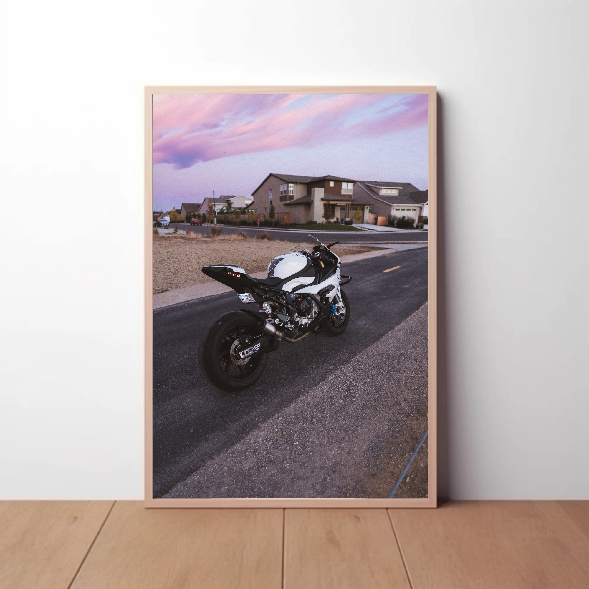 BMW S1000RR Motorcycle Poster #005 - Throttle Designs