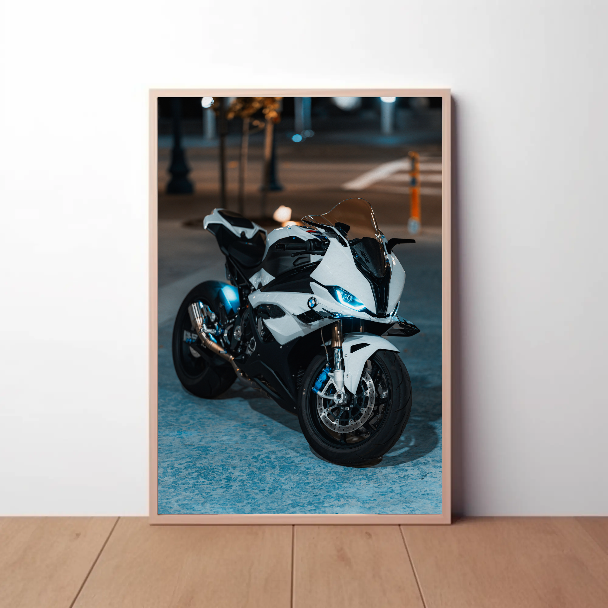 BMW S1000RR Motorcycle Poster #040 - Throttle Designs