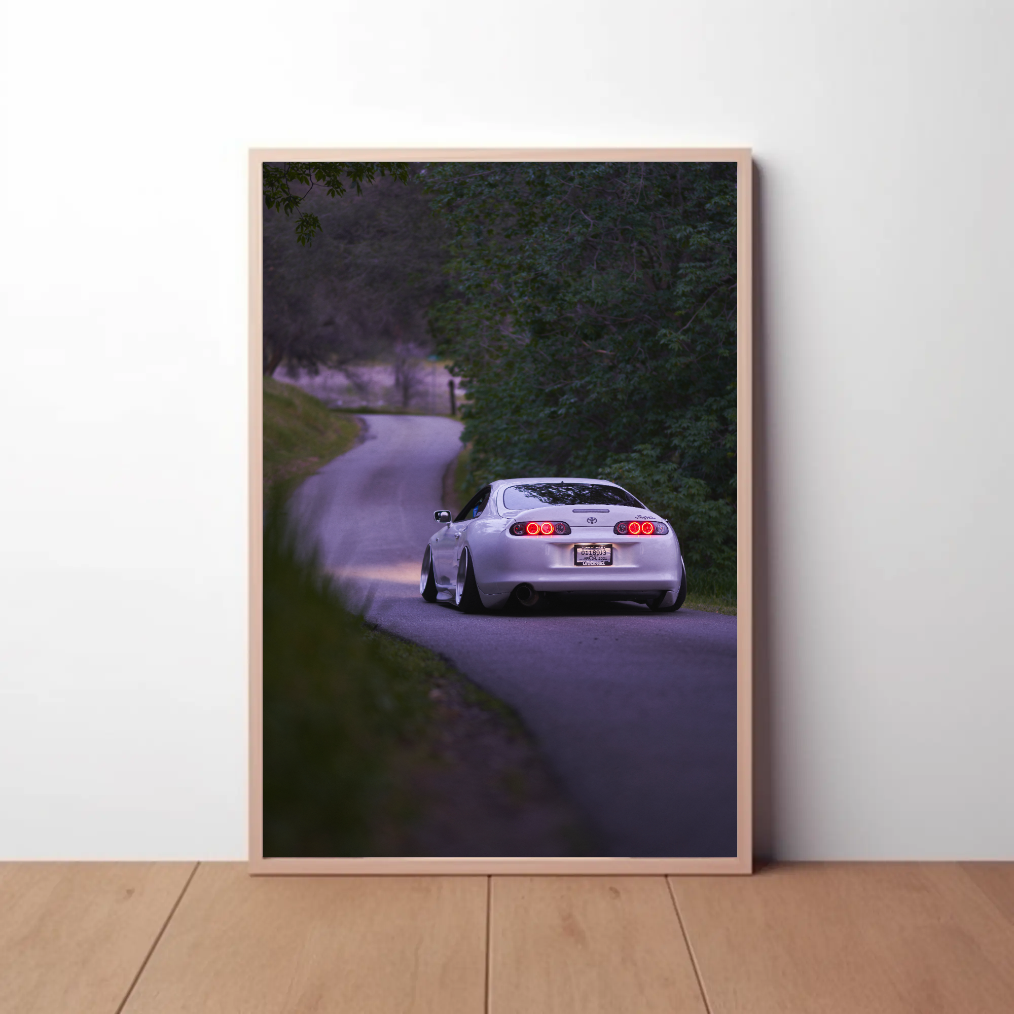 Toyota Supra MK4 Automotive Car Poster #024 - Throttle Designs