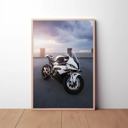 BMW S1000RR Motorcycle Poster #063 - Throttle Designs