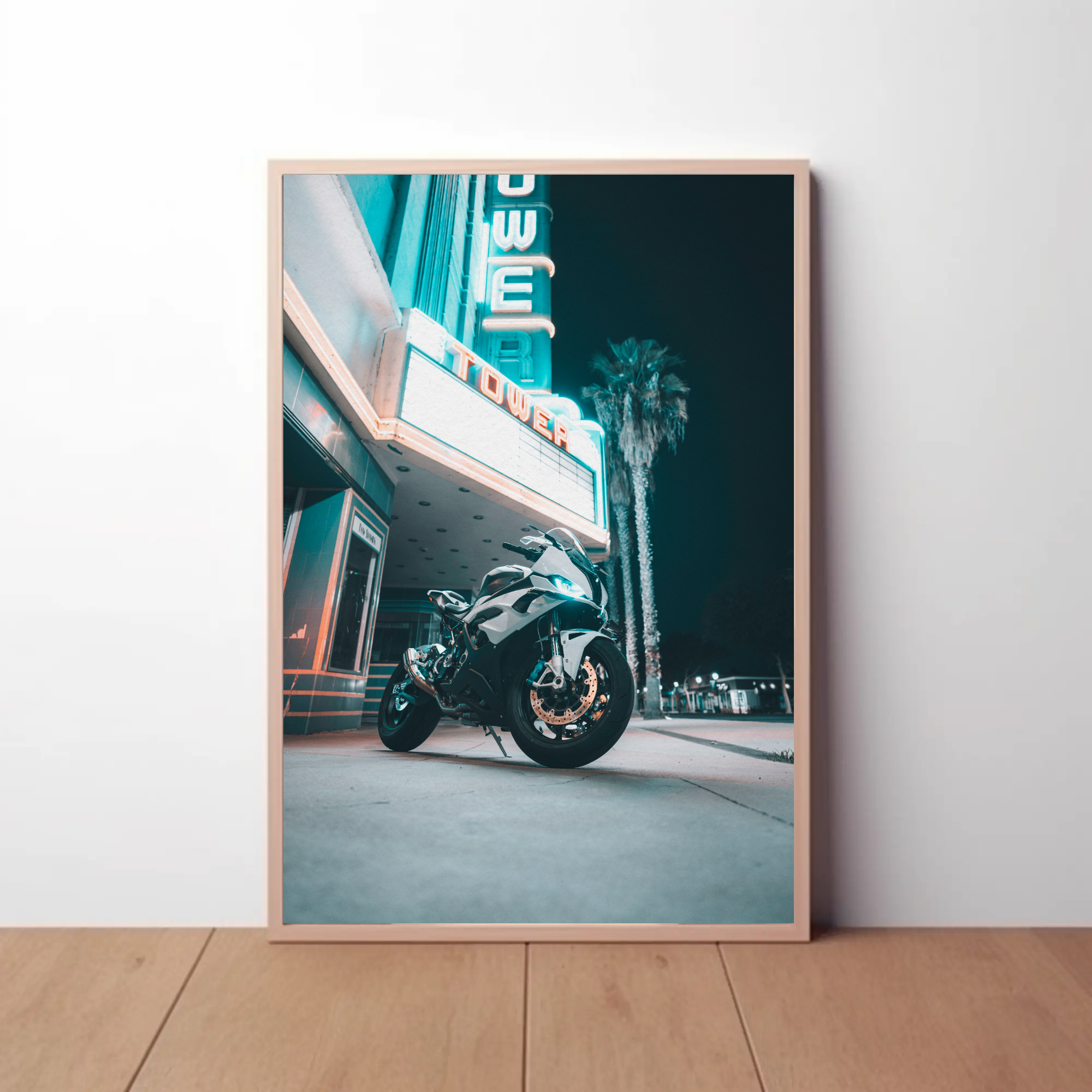 BMW S1000RR Motorcycle Poster #018 - Throttle Designs