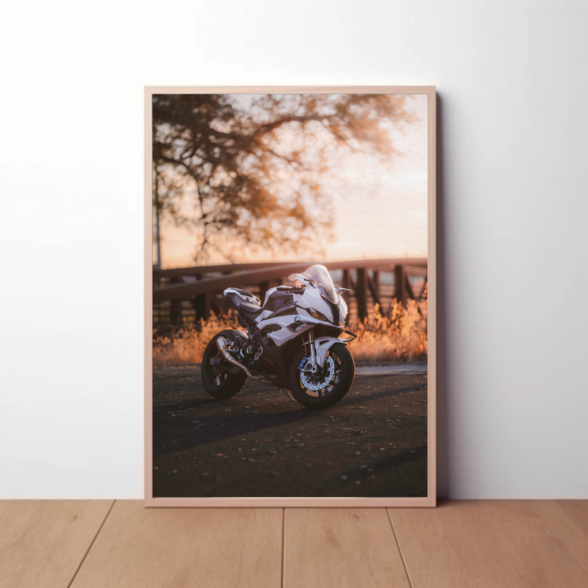 BMW S1000RR Motorcycle Poster #006 - Throttle Designs