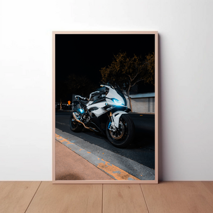 BMW S1000RR Motorcycle Poster #027 - Throttle Designs