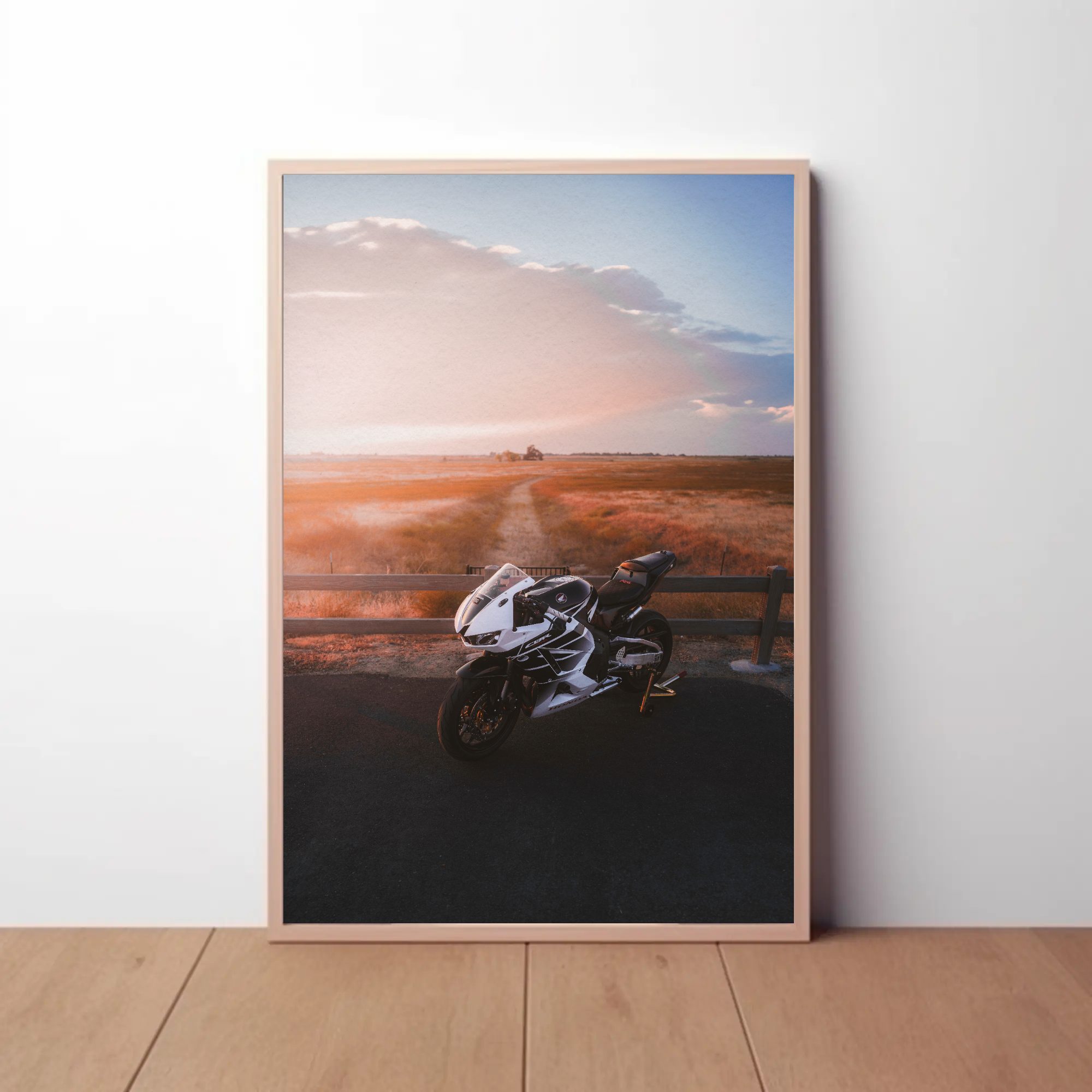 Honda CBR600RR Motorcycle Poster #001 - Throttle Designs