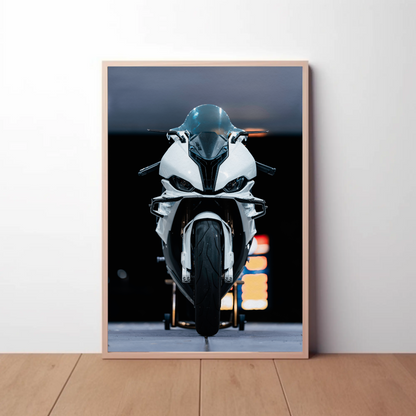 BMW S1000RR Motorcycle Poster #016 - Throttle Designs