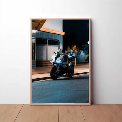 BMW S1000RR Motorcycle Poster #028 - Throttle Designs