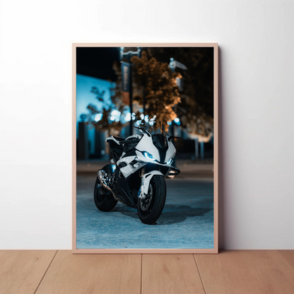 BMW S1000RR Motorcycle Poster #034 - Throttle Designs