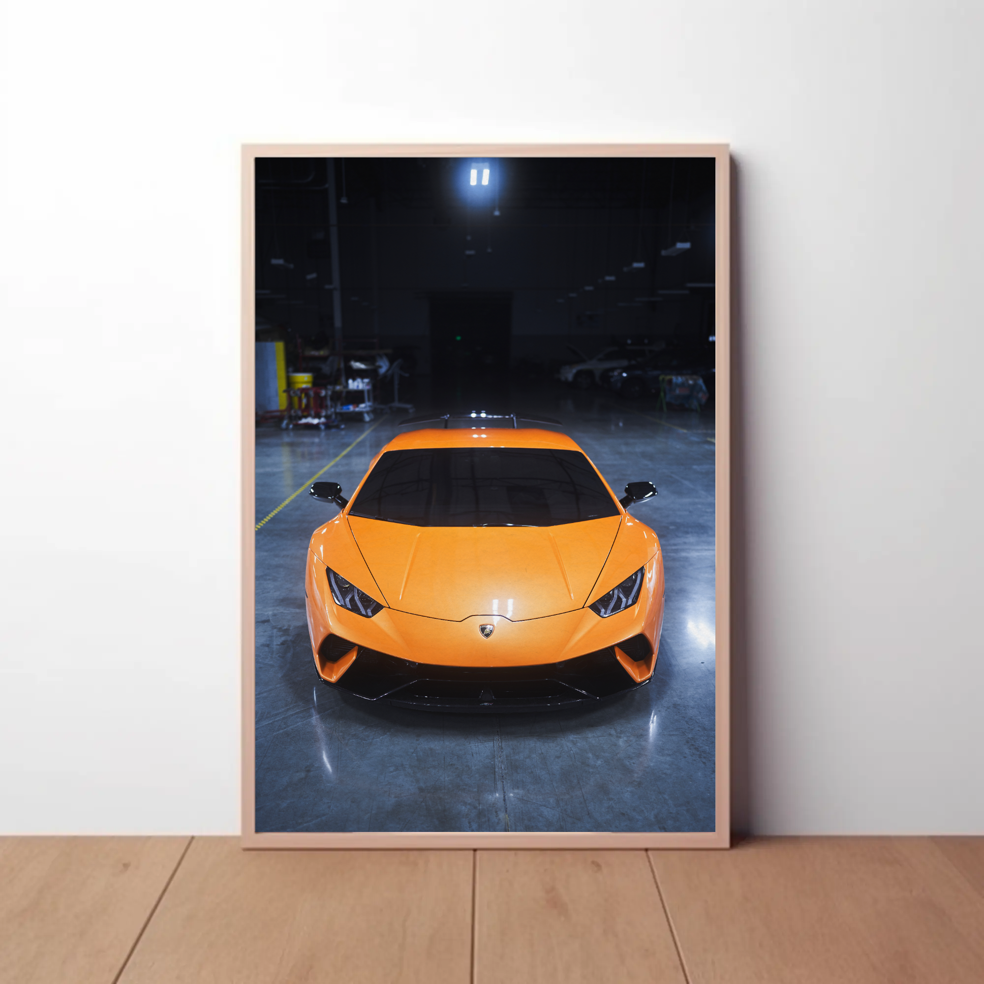 Lamborghini Huracan Automotive Car Poster #017 - Throttle Designs