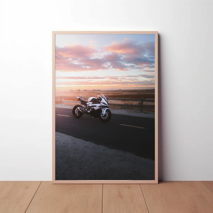 BMW S1000RR Motorcycle Poster #021 - Throttle Designs