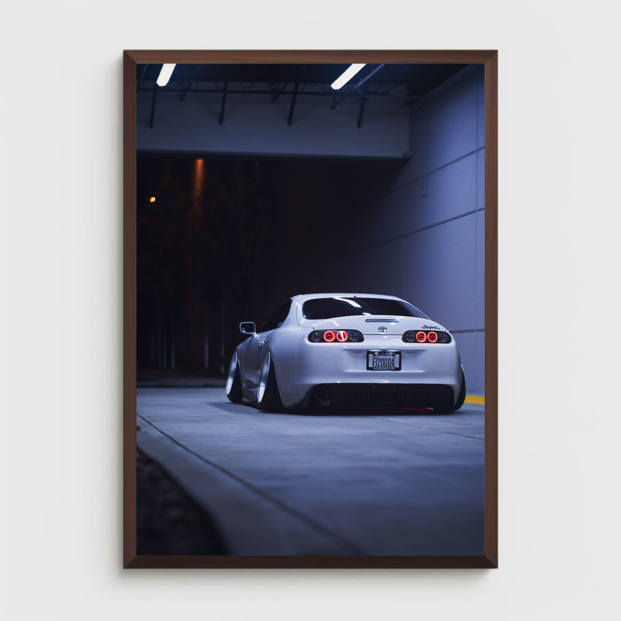 Toyota Supra MK4 Automotive Car Poster #016 - Throttle Designs