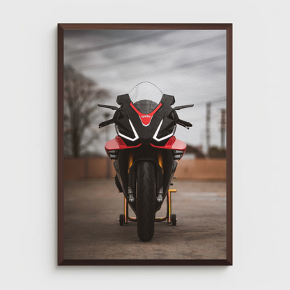 Aprilia RSV4 1100 Factory Motorcycle Poster #021 - Throttle Designs