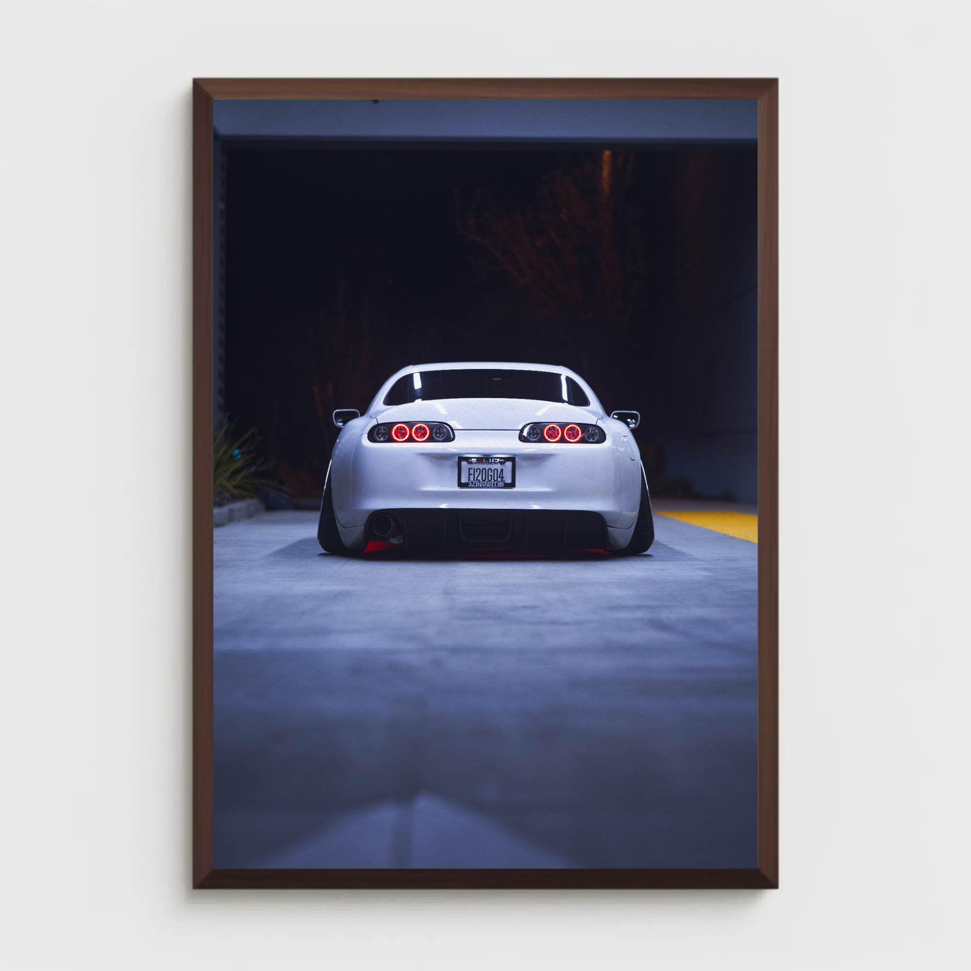 Toyota Supra MK4 Automotive Car Poster #042 - Throttle Designs