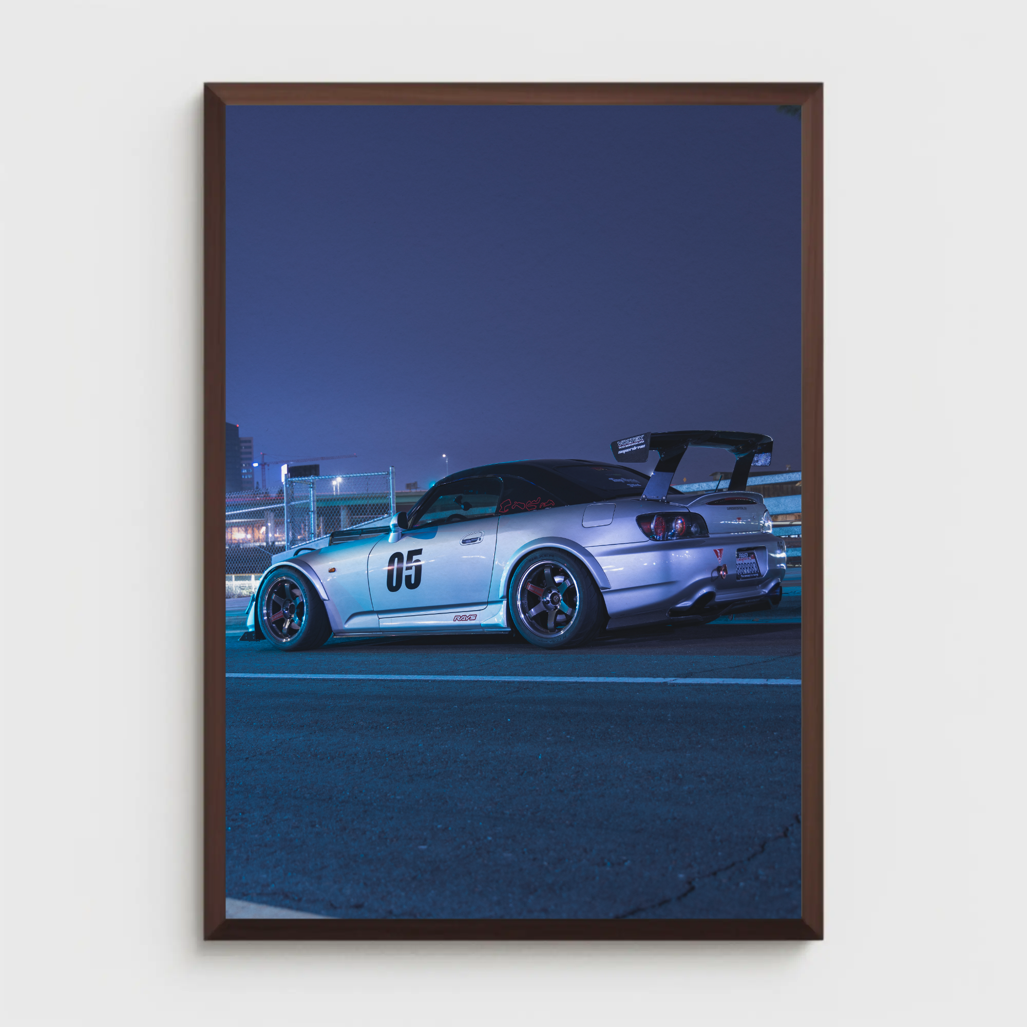 Honda S2000 Automotive Car Poster #002 - Throttle Designs