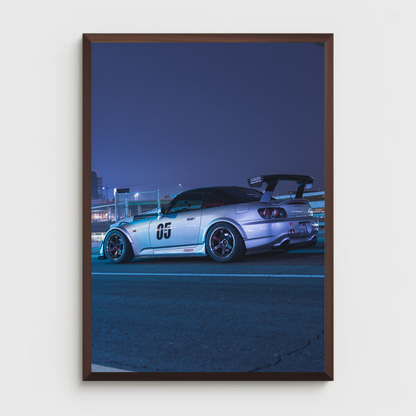 Honda S2000 Automotive Car Poster #002 - Throttle Designs