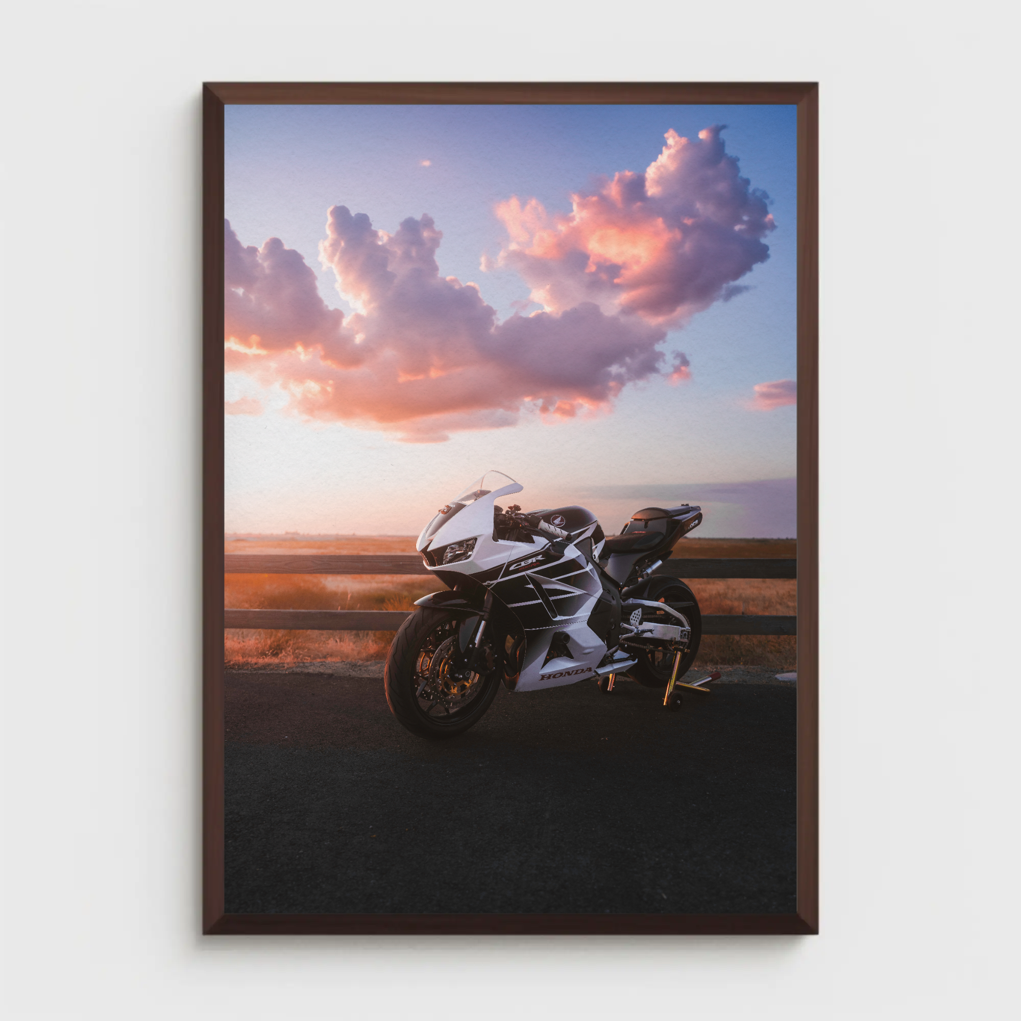 Honda CBR600RR Motorcycle Poster #002 - Throttle Designs