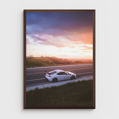 Toyota FRS Automotive Car Poster #002 - Throttle Designs