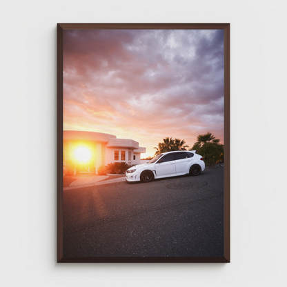 Subaru WRX STI Automotive Car Poster #027 - Throttle Designs