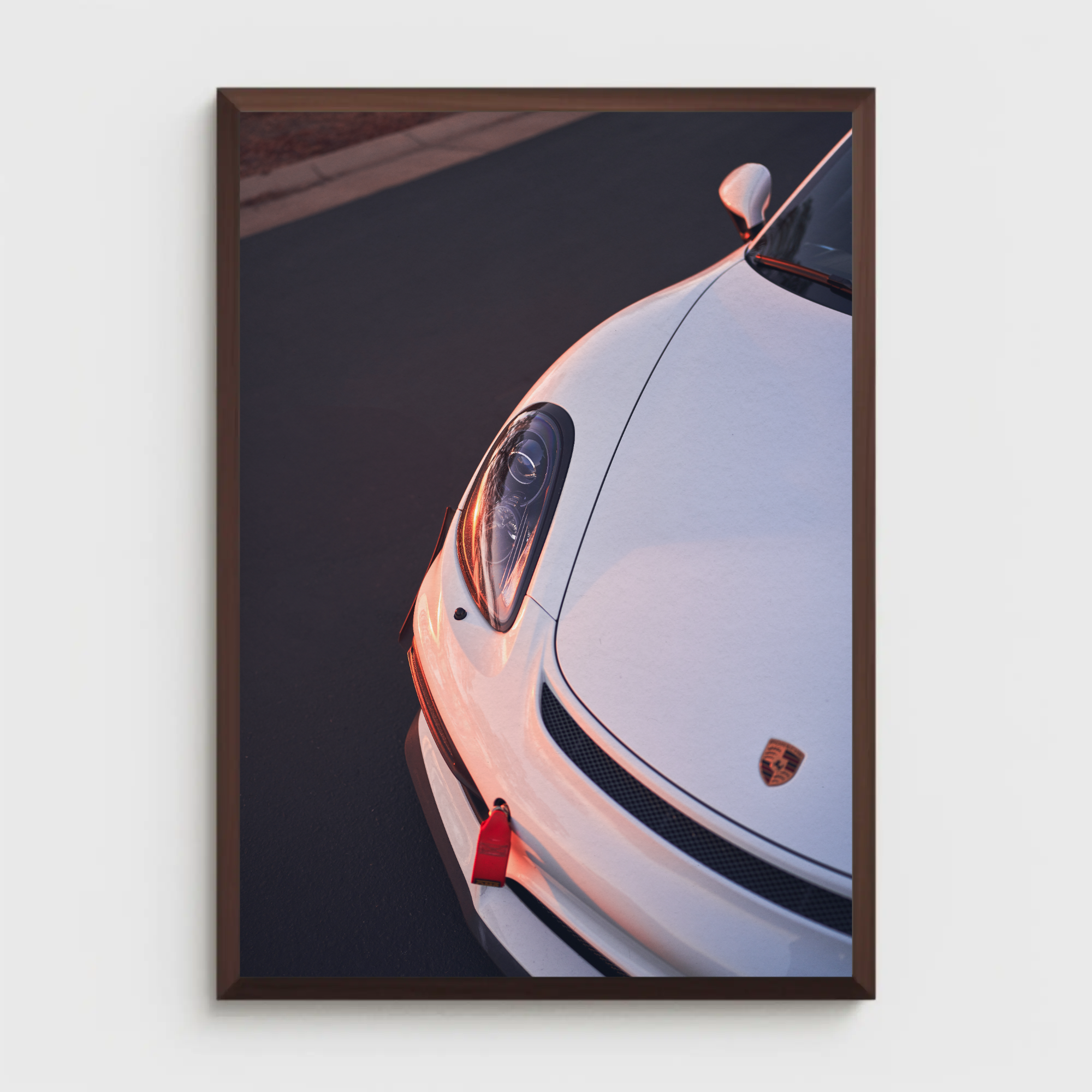 Porsche GT4 Automotive Car Poster #005 - Throttle Designs