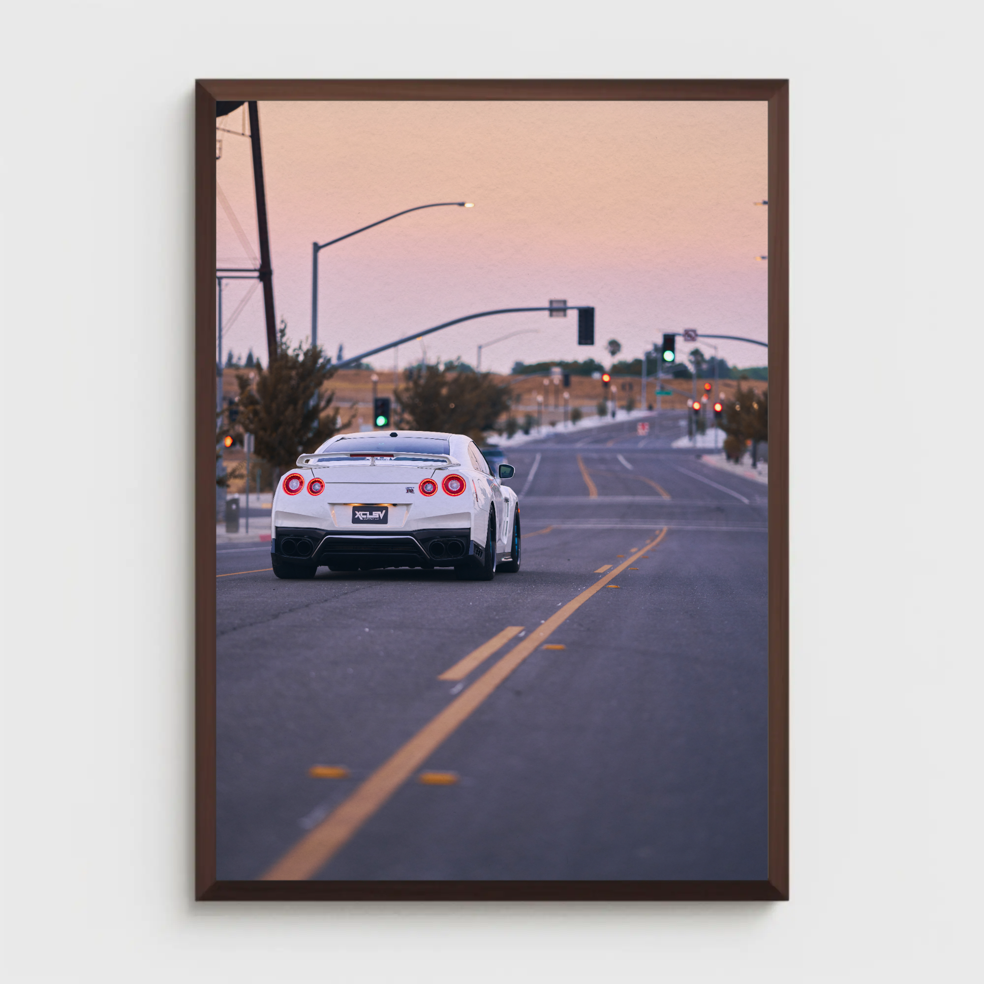 Nissan GTR R35 Automotive Car Poster #003 - Throttle Designs