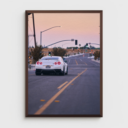 Nissan GTR R35 Automotive Car Poster #003 - Throttle Designs