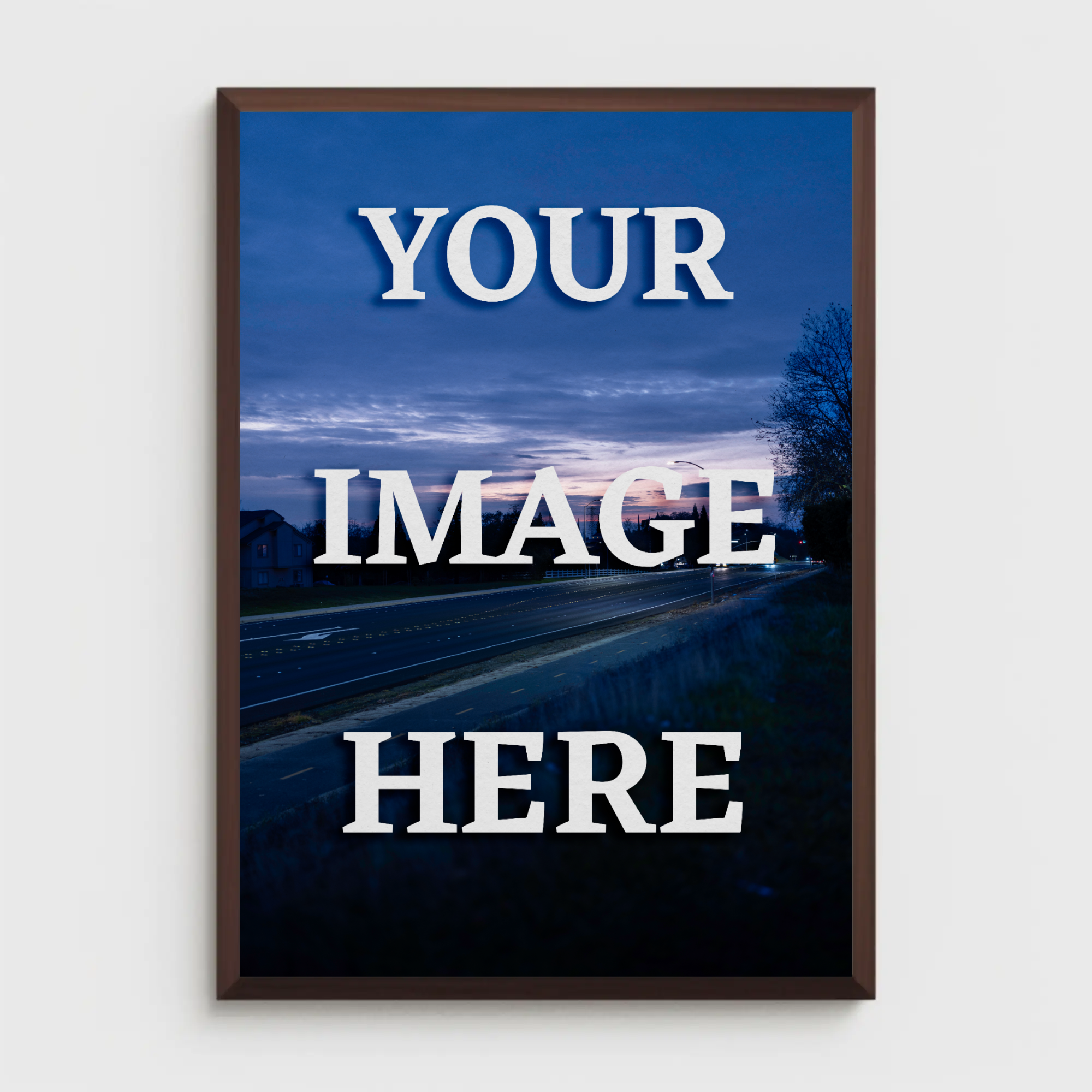 Custom Satin Poster Print - Personalize Wall Art with Your Own Photo - Throttle Designs