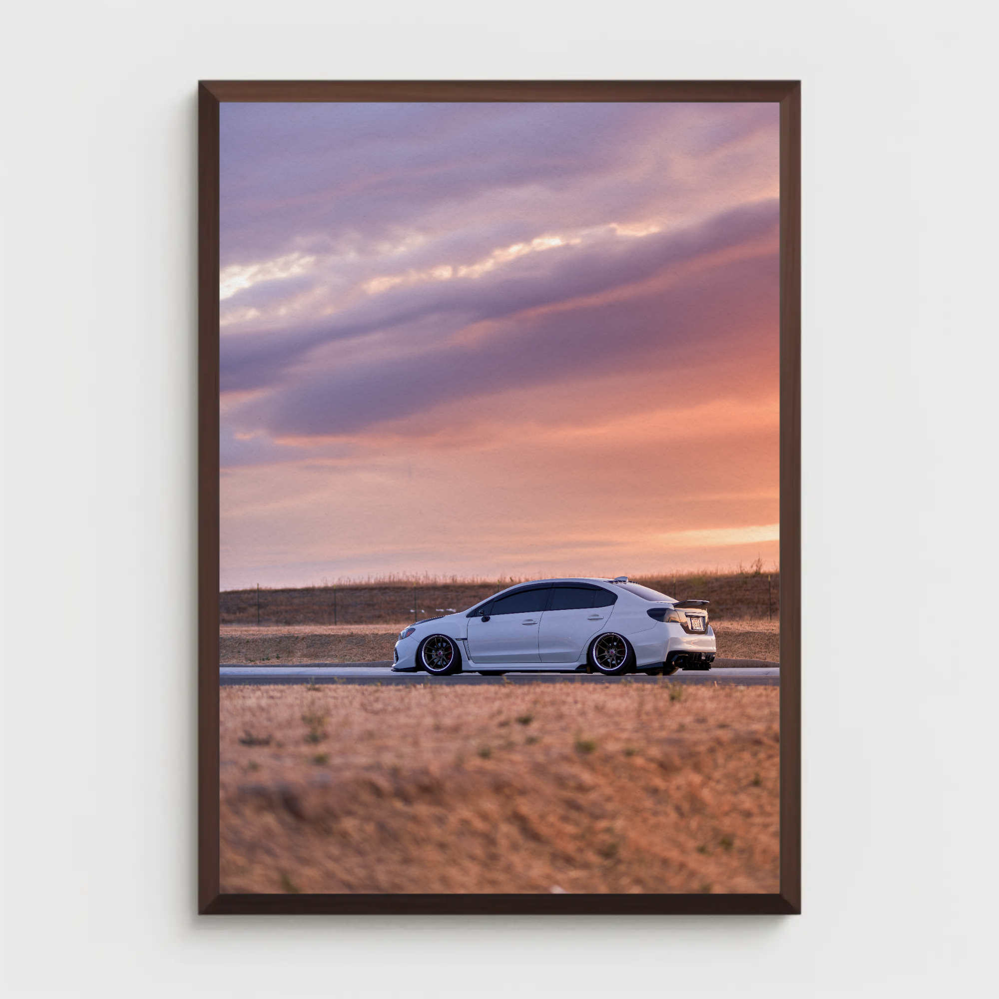 Subaru WRX Automotive Car Poster #023 - Throttle Designs