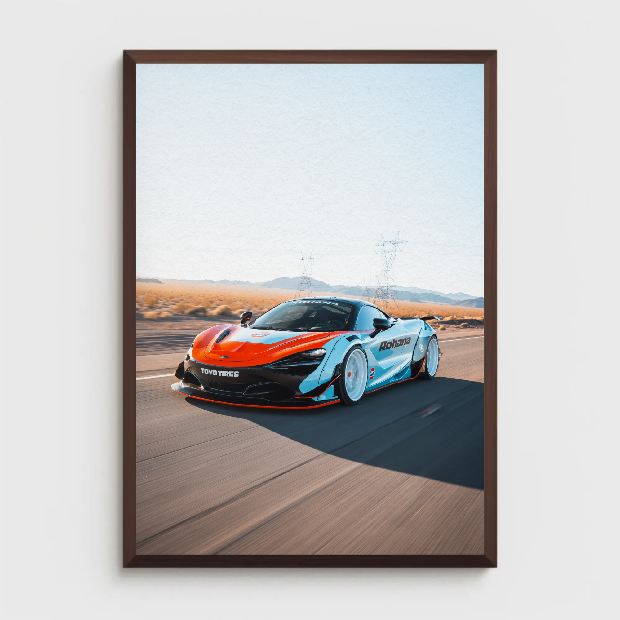 McLaren 720s Supercar Art Print #001 - Stunning Wall Decor for Enthusiasts