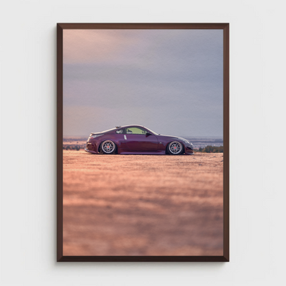 Nissan 350z Automotive Car Poster #002 - Throttle Designs